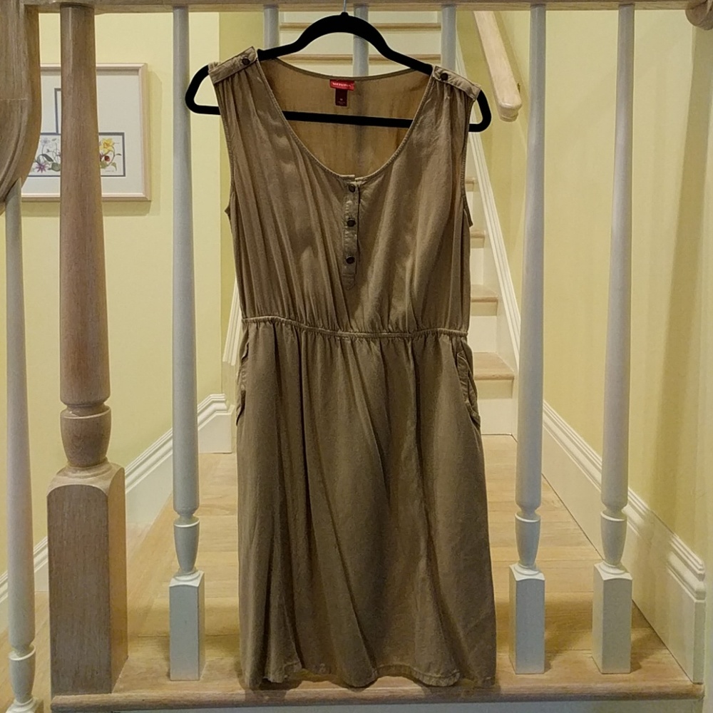 Merona Khaki Pocket Dress